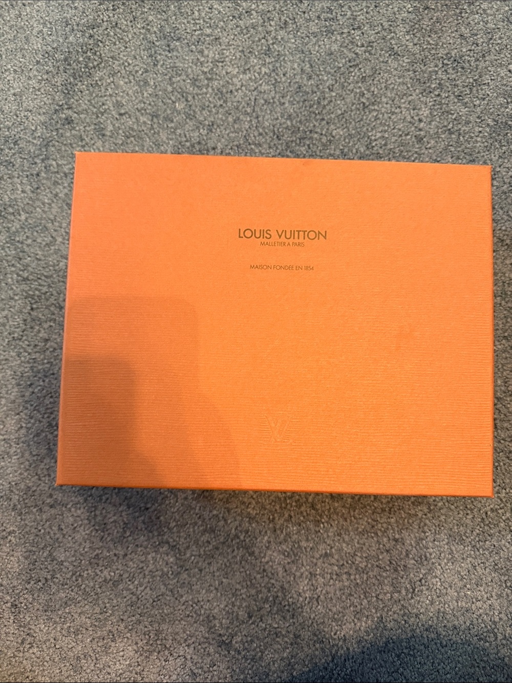 Louis Vuitton Orange Textured Gift Box